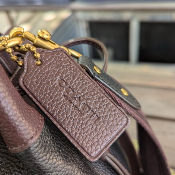 Coach Field Bucket Bag in Colorblock with Coach Badge C3850 - Rare - Picture 5 of 9